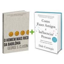 Kit 2livros, O Homem mais Rico da Babilônia + Como Fazer Amigos e Influenciar Pessoas, Clássico Sobre como Multiplicar Riqueza e Solucionar Problemas