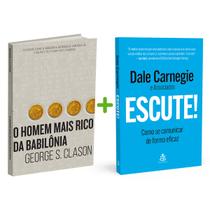 Kit 2livros, O Homem mais Rico da Babilônia + Escute!, Clássico Sobre como Multiplicar Riqueza e Solucionar Problemas Financeiros, Edição Atualizada