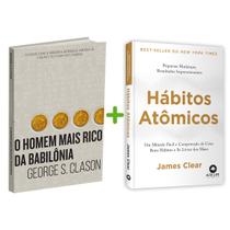 Kit 2livros, O Homem mais Rico da Babilônia + Hábitos Atômicos, Clássico Sobre como Multiplicar Riqueza e Solucionar Problemas Financeiros - HarperCollins, Alta Life