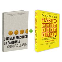 Kit 2livros, O Homem mais Rico da Babilônia + O Poder Do Hábito, Clássico Sobre como Multiplicar Riqueza e Solucionar Problemas Financeiros - HarperCollins, Objetiva