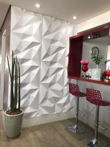Kit 2m² Placas De Pvc 3d Revestimento De Parede Trapézio Kit 2m² Placas De Pvc 3d Revestimento De Parede Trapézio