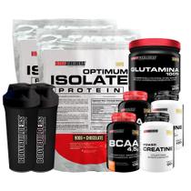 Kit 2optimum Isolate Whey Protein 900G+ 2 Bcaa 100G
