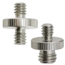 Kit 2pc c/ Parafuso Adaptador Macho 1/4-1/4 + Parafuso Macho 1/4-3/8