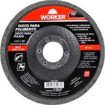 Kit 2pc Disco Para Polimento Limpeza Acabamento Inox 4,5p x 22mm Kit 2pc Disco Para Polimento Limpeza Acabamento Inox 4,5p x 22mm