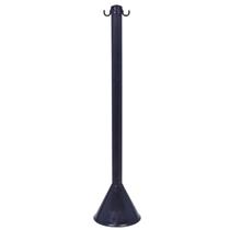 Kit 2PC Pedestal Pvc Preto Para Corrente de Segurança 90cm -Plastcor Kit 2PC Pedestal Pvc Preto Para Corrente de Segurança 90cm -Plastcor