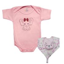 Kit 2Pç Roupa De Bebê Masculino Feminino Barato Luxo Bordado - Koala Baby