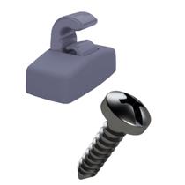 Kit 2pç Suporte Quebra Sol Grafite Amarok Gol Saveiro Voyage