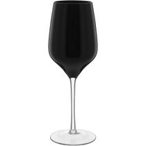 KIT 2pç Taças Vinho Homeco Ballet Vidro 460ml 24x9x9cm Preto