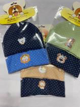 kit 2pç Touca Bebê