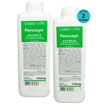 Kit 2Shampoo Antibacteriano E Antisseborreico Peroxsyn König 1 Litro - König
