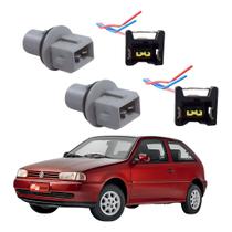 Kit 2soquetes E 2 Conectores Lanterna T10 Pingo Gol 80 - 95 Kit 2soquetes E 2 Conectores Lanterna T10 Pingo Gol 80 - 95