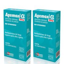 Kit 2un. Agemoxi CL 50mg Agener União Com 10 Comprimidos