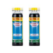 Kit 2un algicida de choque para piscinas 1 lt - genco Kit 2un algicida de choque para piscinas 1 lt - genco