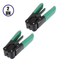 Kit 2un Alicate Decapador Fibra Óptica Flat Stripper Cabo