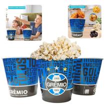 Kit 2Un Balde Pipoca Grande 2,5L Time Escudo Grêmio Oficial Kit 2Un Balde Pipoca Grande 2,5L Time Escudo Grêmio Oficial