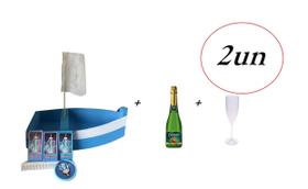 Kit 2Un Barcos De Iemanjá 30Cm + Kit+ 2 Cidras+ 2 Taças Kit 2Un Barcos De Iemanjá 30Cm + Kit+ 2 Cidras+ 2 Taças