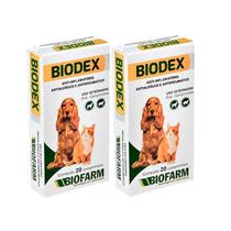 Kit 2un Biodex anti-inflamatorio cães e gatos Biofarm