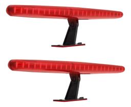 Kit 2un Brake Light 20 Leds 26cm 12v Luz De Freio Universal