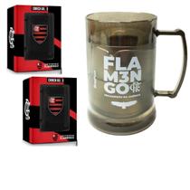 Kit 2Un Caneca Copo Gel 300Ml Preto Isolante Térmico Chopp Kit 2Un Caneca Copo Gel 300Ml Preto Isolante Térmico Chopp