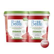 Kit 2un Cera Depilatoria Hidrossoluvel Melancia 1,3kg