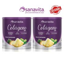 Kit 2un Colágeno Skin - Sanavita - Abacaxi com Hortelã - 300g