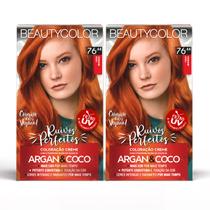 Kit 2un Coloração Beautycolor Kit 76.44 Ruivo Absoluto