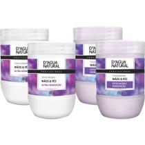 Kit 2un creme esfoliante hidratante pés e mãos dágua natural Kit 2un creme esfoliante hidratante pés e mãos dágua natural