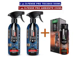 Kit 2un D-Fense Pro Tecidos 500ml + 1un D-Fense Pro Ambiente 250ml - Haxea