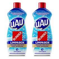 Kit 2un De Detergente Limpa Box Blindex Uau 200ml Cada