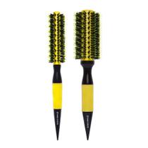 Kit 2UN escova térmica ceramica yellow 57MM 35MM marco boni Kit 2UN escova térmica ceramica yellow 57MM 35MM marco boni