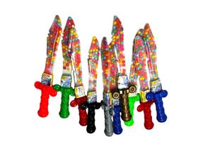 Kit 2un Espada Pirata com Balinhas 30gr Candy Toy