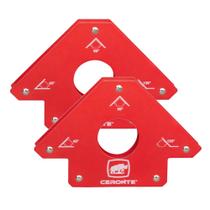 Kit 2un Esquadro Magnético Triangular 33kg CET 033 Ceronte Kit 2un Esquadro Magnético Triangular 33kg CET 033 Ceronte