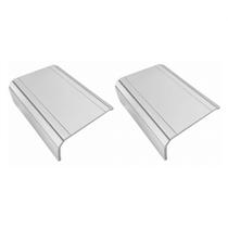Kit 2un Esteiras Bandeja Reta Flexível Para Braço Sofá Branco Kit 2un Esteiras Bandeja Reta Flexível Para Braço Sofá Branco