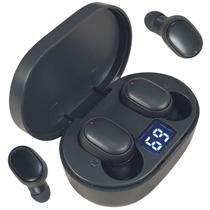 Kit 2Un Fone De Ouvido Bluetooth Estereo 5.3 Sem Fio Starmega St158a Com Visor Preto Esportivo