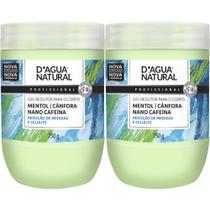 Kit 2un gel crioterapico mentol cafeina 750g dagua natural Kit 2un gel crioterapico mentol cafeina 750g dagua natural