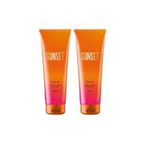 Kit 2un Hidratante Corporal Sunset Ciclo Cosméticos 240ml
