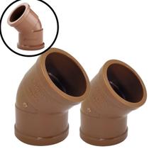 Kit 2un Joelho 45 graus soldável 40mm Krona ref 418