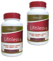 Kit 2un Lifitiless Laranja Moro+ Espirulina+ Café Verde+ Cromo 60 Cps Sabor:Sem sabor