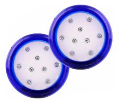 Kit 2un Luz Led Piscina Luz Rgb 12v 9w 80mm 990 Lumens