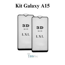 Kit 2UN Película 3D de Vidro Temperado para Samsung Galaxy A15 Kit 2UN Película 3D de Vidro Temperado para Samsung Galaxy A15
