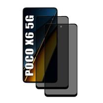 Kit 2UN Película 3D Privacidade de Vidro para Xiaomi Poco X6 5G