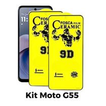 Kit 2UN Película Cerâmica Fosca para Motorola Moto G55