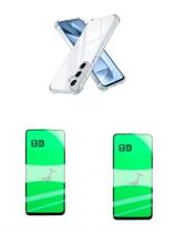 Kit 2UN Película de Cerâmica 9D + Capinha TPU Para Galaxy S25 PLUS