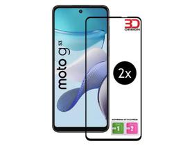 Kit 2UN Pelicula de Vidro Temperado 3D para Motorola Moto G53