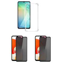 Kit 2UN Película Fosca Privativa 9D + Capinha Silicone TPU Para Samsung Galaxy A07