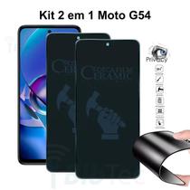 Kit 2UN Película Privacidade Fosca de Cerâmica para Moto G54 5G Kit 2UN Película Privacidade Fosca de Cerâmica para Moto G54 5G