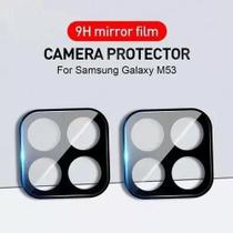 Kit 2UN Pelicula Protetora Câmera Vidro 3D Samsung Galaxy M53 M33 - MOKINGO
