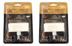 Kit 2un Protetor Contra Raios Descargas Eletro 127 Ou 220v Kit 2un Protetor Contra Raios Descargas Eletro 127 Ou 220v