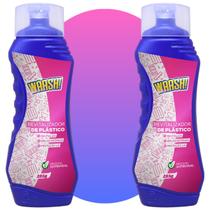 Kit 2un Revitalizador de Plastico Radiex Waash Proteção UV Brilho