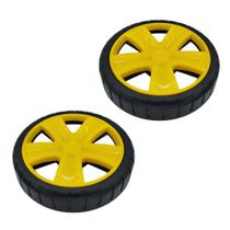 Kit 2un Roda Rodinha Compatível com Lavadora Vonder LAV1400